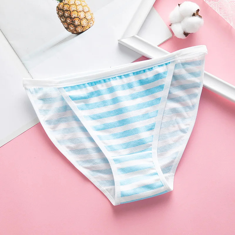 ZQTWT трусы для женщин, нижнее белье, модные трусики-Танго, хлопковые трусы для девочек, Полосатое белье, женские танга, женские трусы