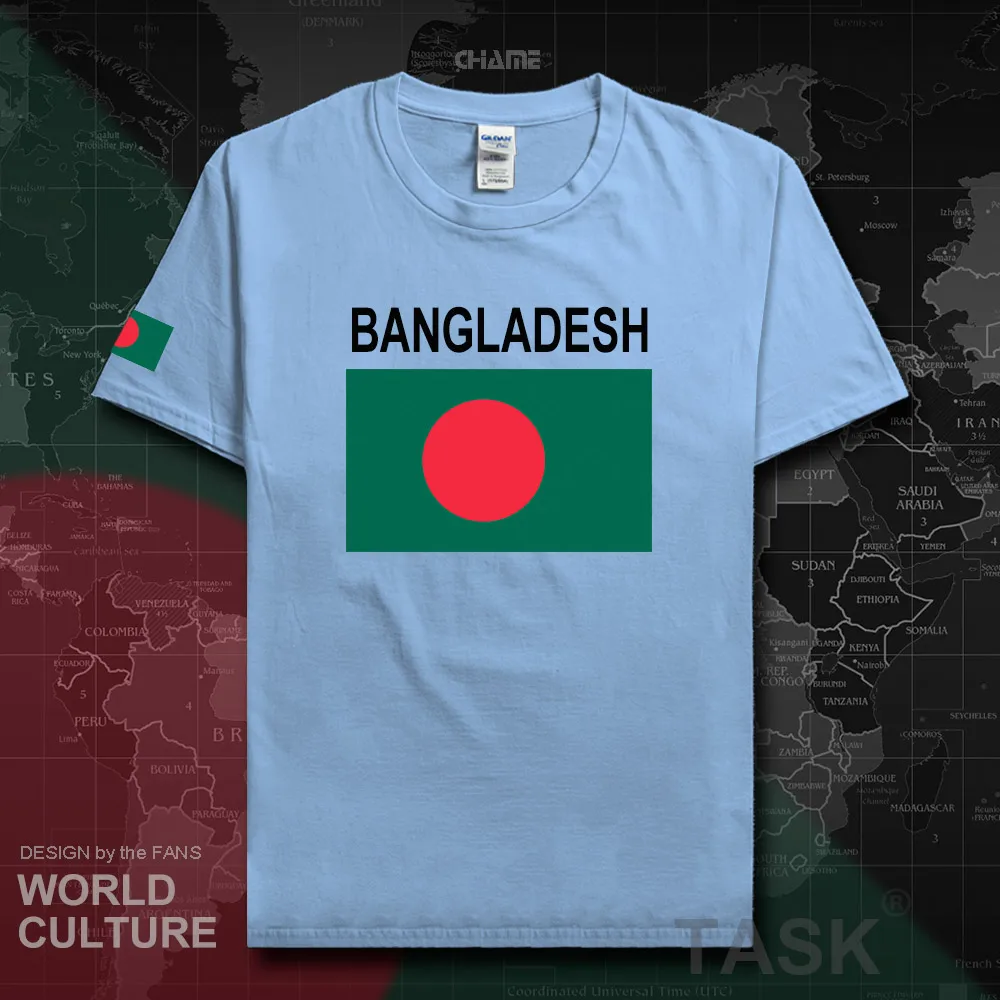 Bangladesh мужские футболки 2017 трикотажная футболка сборной страны хлопковая одежда