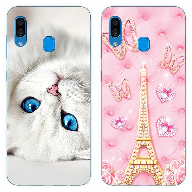 For Coque Samsung A50 A30 6.4&quot Silicone Case on Galaxy Phone back Cover A 30 50 Bumper Capa |
