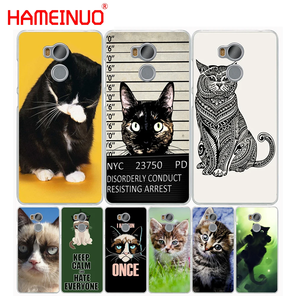 HAMEINUO кошка сидящая на дороге чехол для телефона Xiaomi redmi 4 1 1s 2 3 3s pro note 4X 4A 5A|phone cases|note