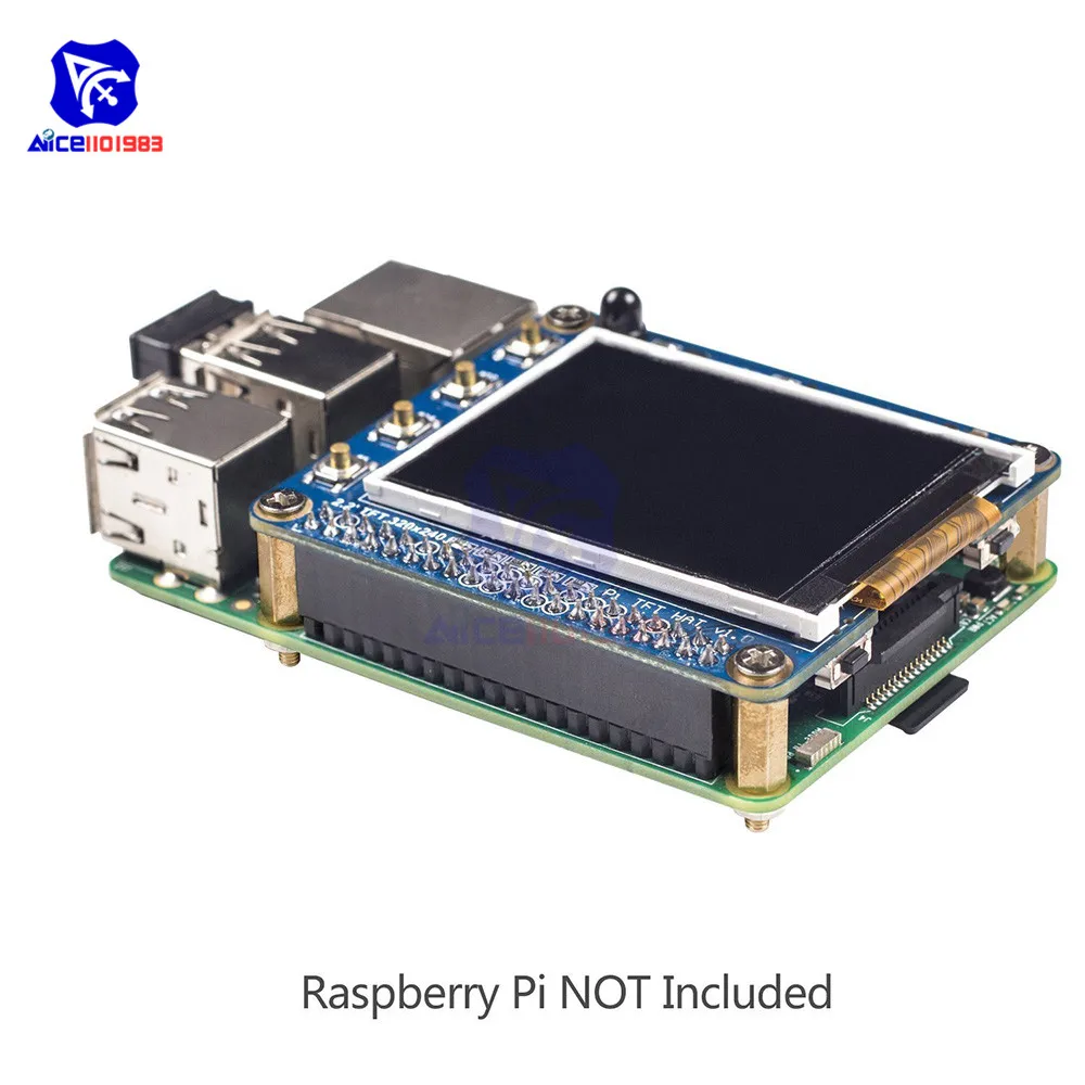 ЖК дисплей 2 &quotTFT LCD 240*320 с высоким уровнем пикселей интерфейсом SPI для Φ +/3B /2B/3 A +/Zero