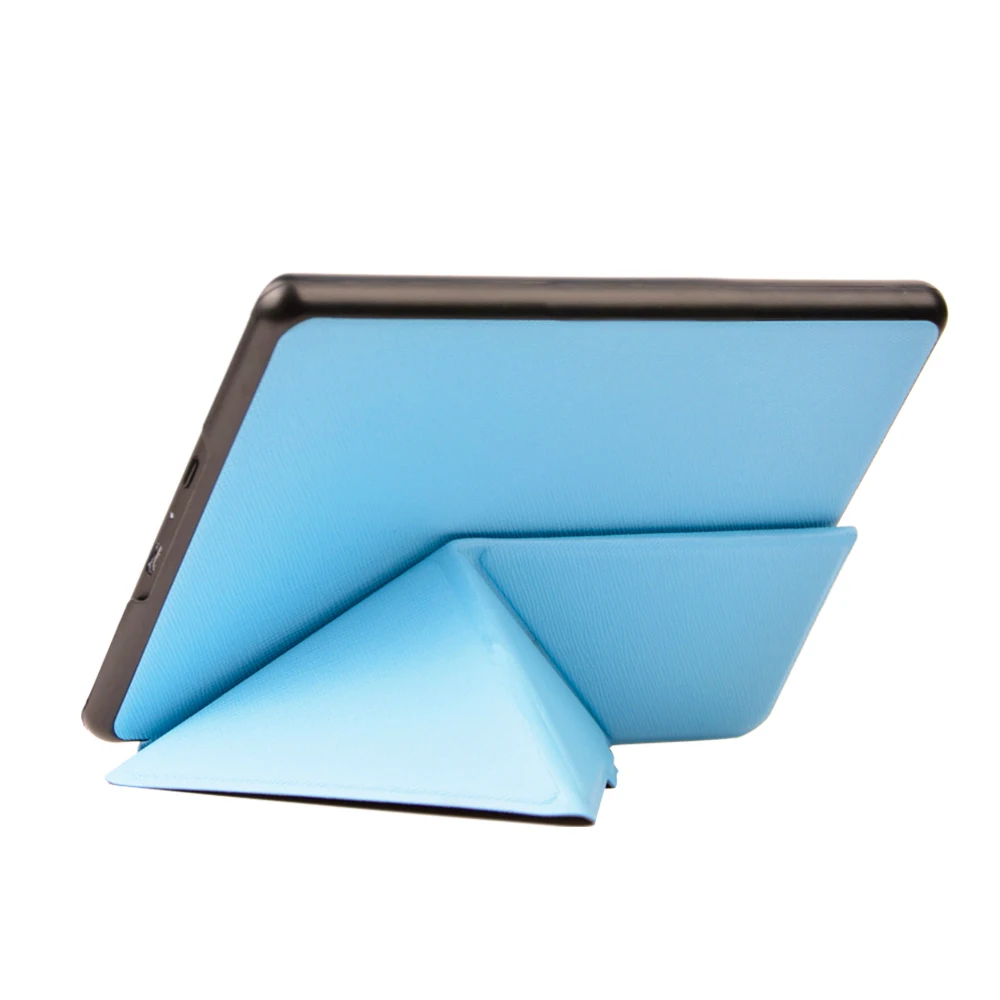 Умный чехол для ходунков оригами, чехол для нового Amazon Kindle Paperwhite 4( выпуск), 6 '', электронная книга+ стилус+ пленка - Цвет: KPW4 BXJG BU