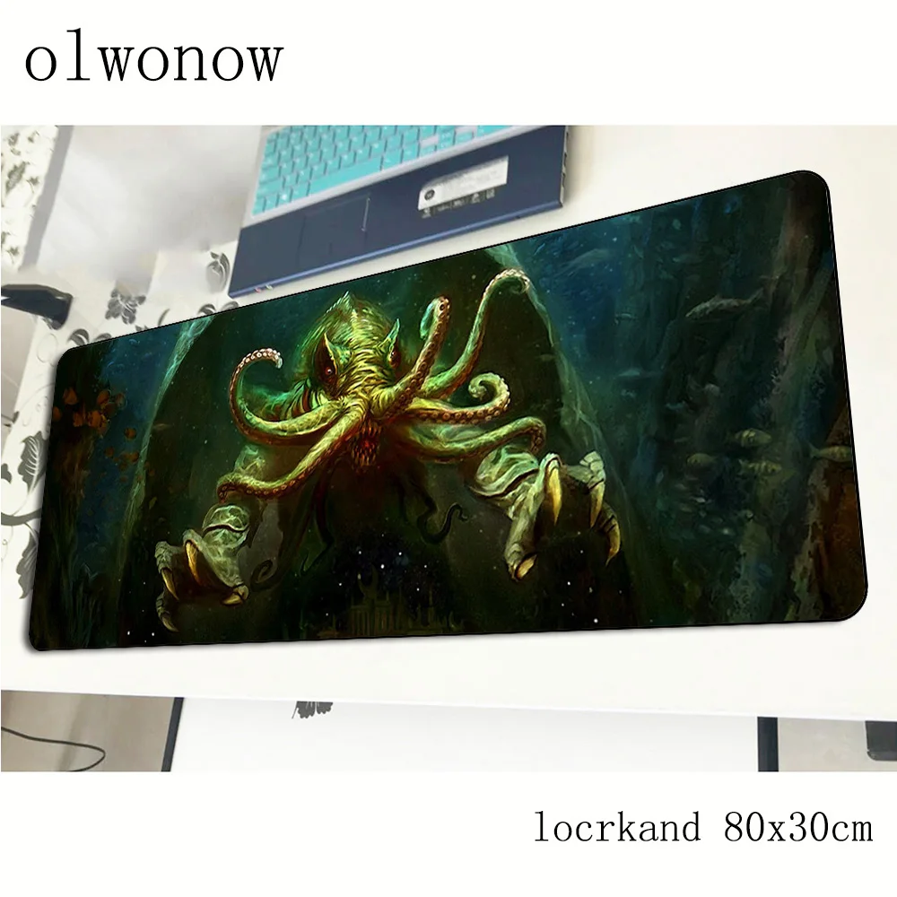 Cthulhu коврик для мыши 80x30 см, Подарочный игровой коврик для мыши, большой геймерский коврик, яркий компьютерный стол, коврик для мыши, клавиатура, большие игровые коврики