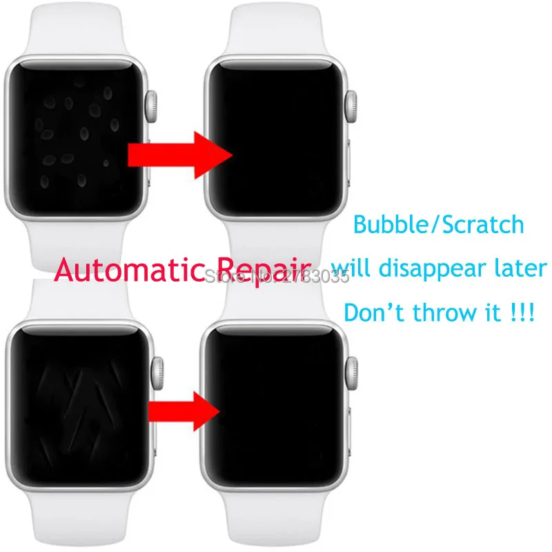 10Pcs For LG Watch Sport TM W280A Smart Watch Ultra Clear Full Cover Soft TPU Hydrogel Film Screen Protector -Not Tempered Glass images - 6