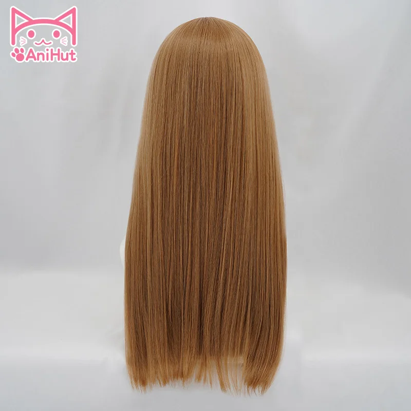 【AniHut】Kunikida Hanamaru Wig Love Live Sunshine Cosplay Blonde 60cm Synthetic Hair Kunikida LoveLive | Тематическая одежда и