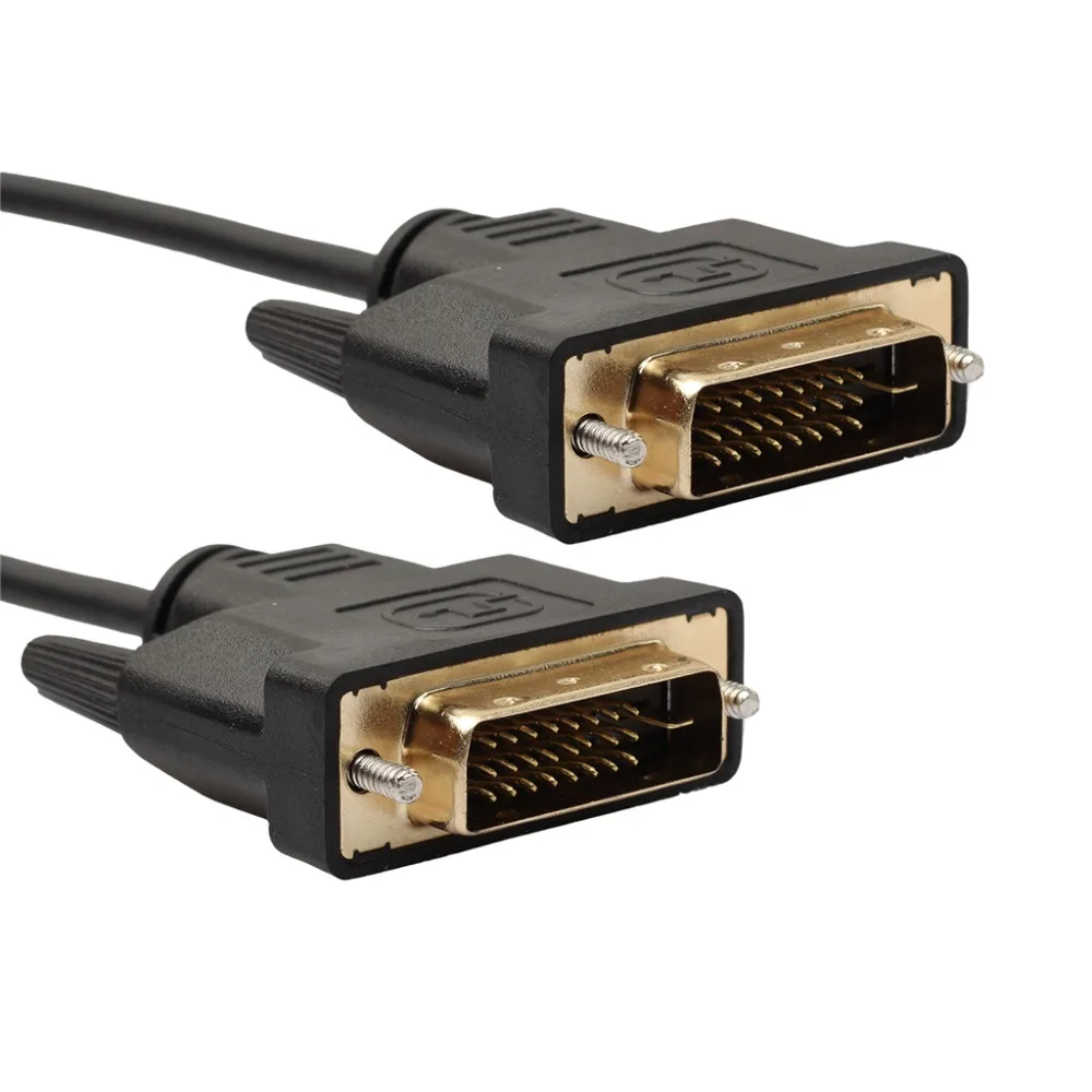 REXLIS высокоскоростной кабель DVI 1080 p позолоченный штекер Male-Male DVI 24+ 1 кабель 1 M 1,8 м 2 м 3 м для ЖК-дисплей DVD HDTV xbox