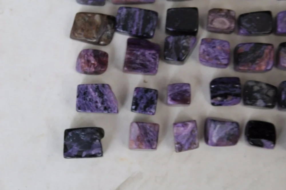 CHAROITE тусклый камень QTY1 Коренастый русский заживляющий Кристалл Защита | Дом и сад