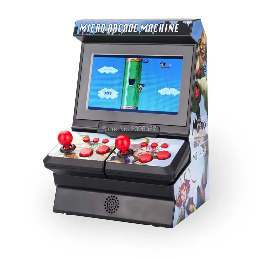 

FOR Mini Arcade Handheld Game Players 8 Bit 4.3 Inch Video Game Console Built in 300 Games 2.4G Dual Wireless Remote Joystick