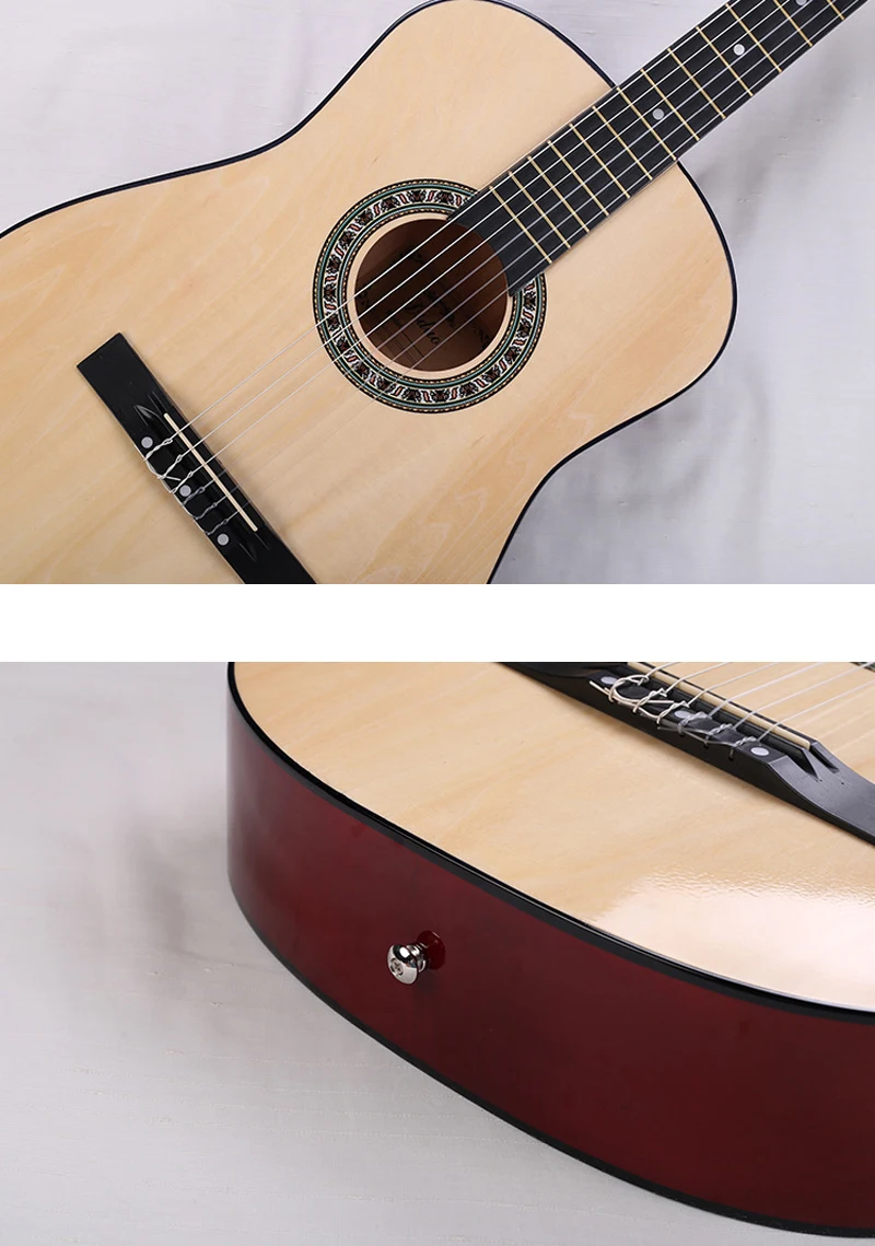 Mr Guitar 38 Классическая гитара 6 струн 4 цвета аксессуары для гитары с сумкой медиаторы тюнер метроном гитарные комплекты AGT64