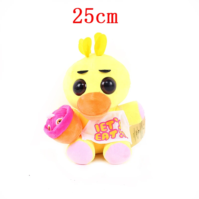 Новые пять ночей у Фредди плюшевый игрушки Брелоки 6 &quot10&quot Keychian мягкие Peluche аниме