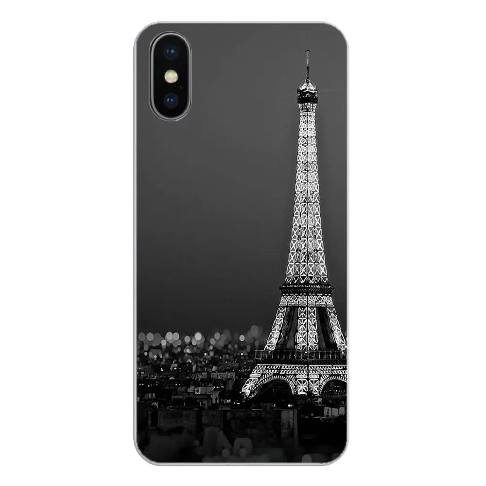 Silicone Phone Case Cover paris france eiffel tower Night Art For Samsung Galaxy A5 A6 A7 A8 A9 J4 J5 J7 J8 2017 2018 Plus Prime |
