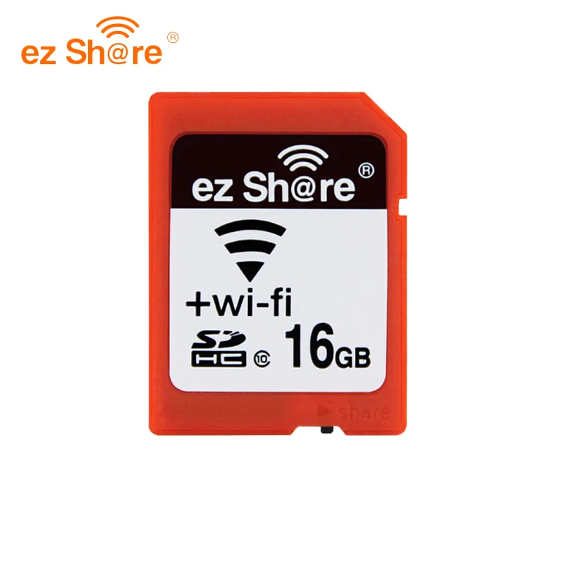 EZ share Original WIFI SD card 16GB 32GB 64GB Wireless Wifi share Memory Card Class 10 for camera  business card white