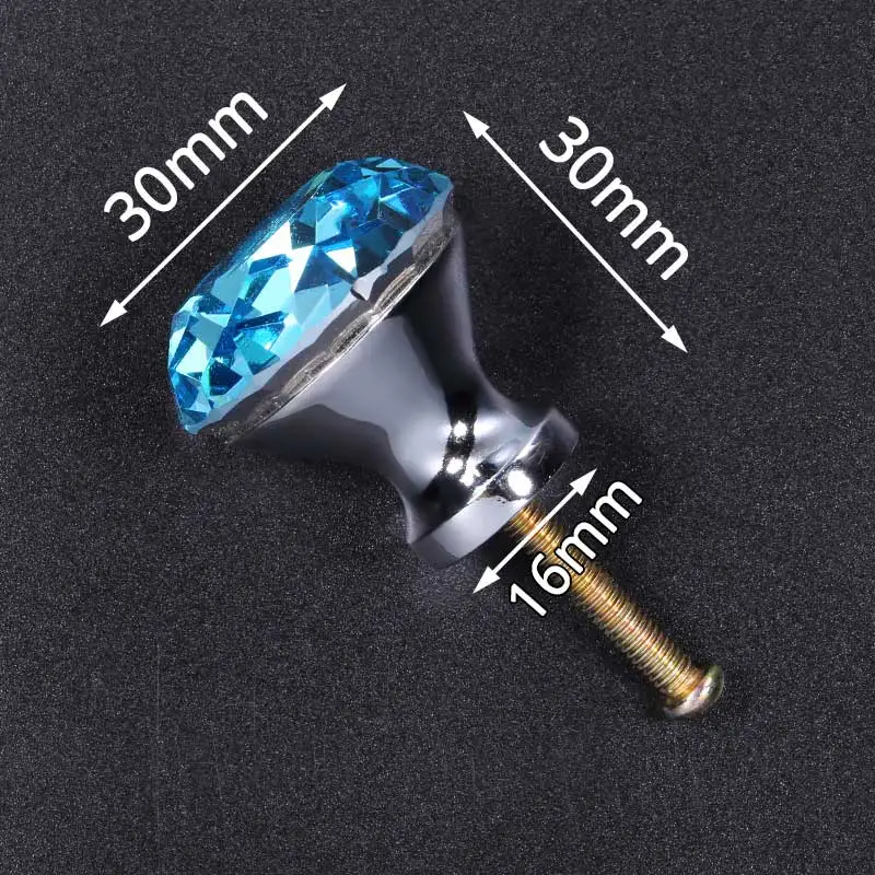 Ручки для шкафов KAK хрустальные 30 мм