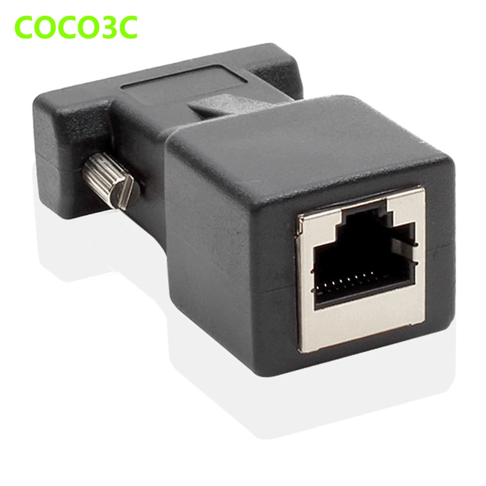 Переходник DB15 переходник с VGA на RJ45 CAT5 CAT6 разъем RGB HDB | Компьютеры и офис