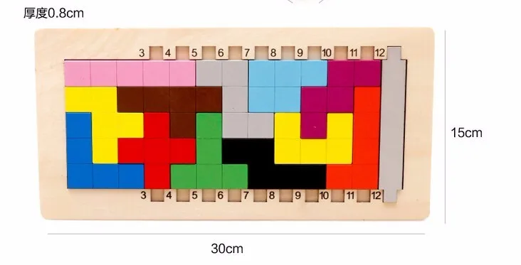 IQ Pentomino деревянные головоломки ума головоломки Пазлы игра для взрослых детей