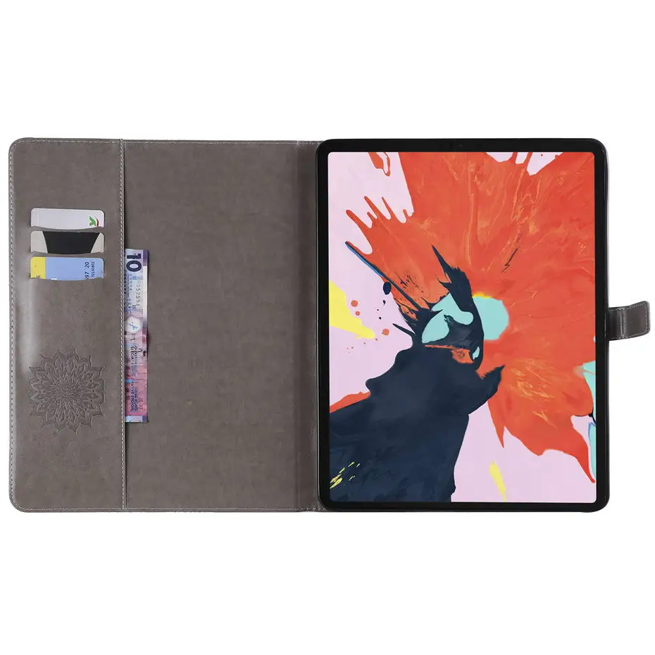 Для iPad Pro 12,9 дюйма релиз чехол 3D Подсолнух тисненый модный флип-чехол Подставка для A1870 A1895 a1983a2014 funda+ пленка