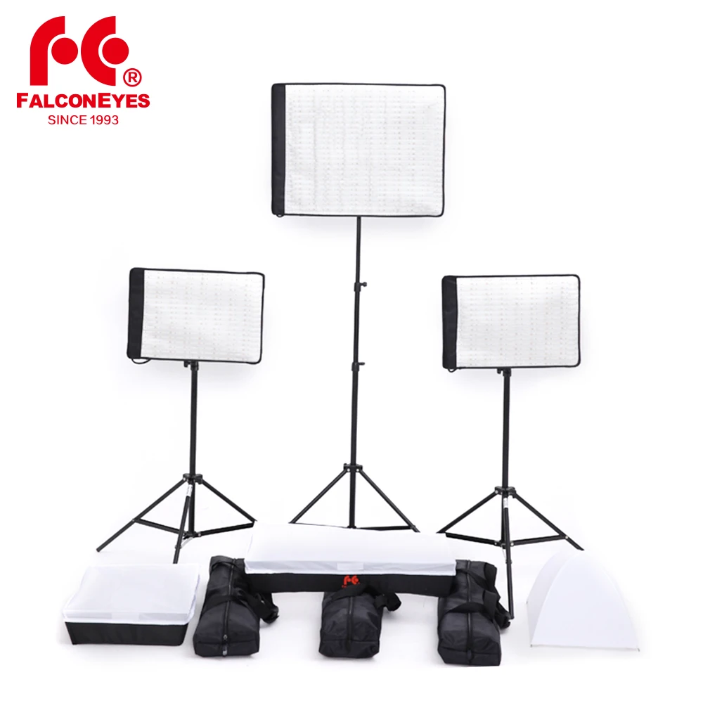 Комплект для студийной фотосъемки Falcon Eyes 34W 2x RX-12T + 62W RX-18T 5600K | Электроника
