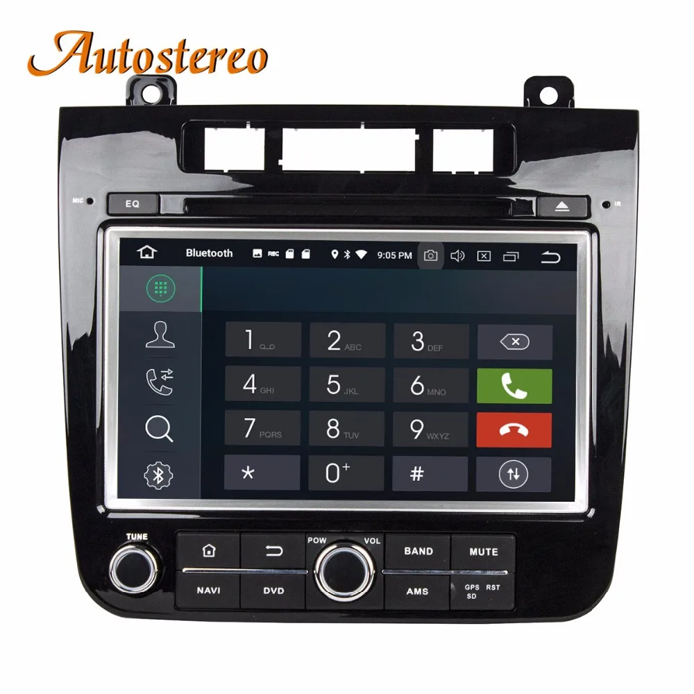 Автостерео Android 9 PX5/PX6 автомобильный dvd-плеер gps навигация для VW TOUAREG 2010- головное устройство мультимедийный плеер магнитофон