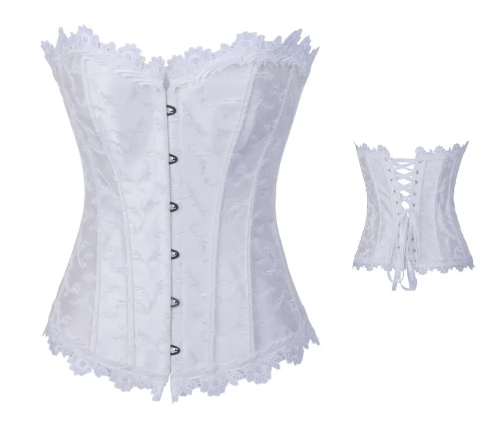 Женское нижнее белье белый корсет без бретелек с эффектом пуш ап|corset bodice|corset