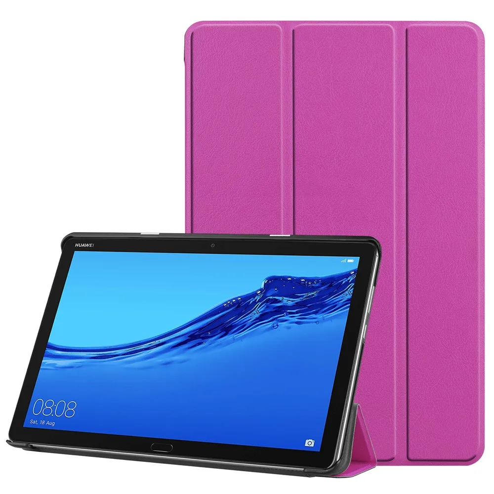 Silicone Case For Huawei Mediapad M5 10in Smart Magnetic Trifold Leather Flip Stand Cover 10in#G4 | Компьютеры и офис
