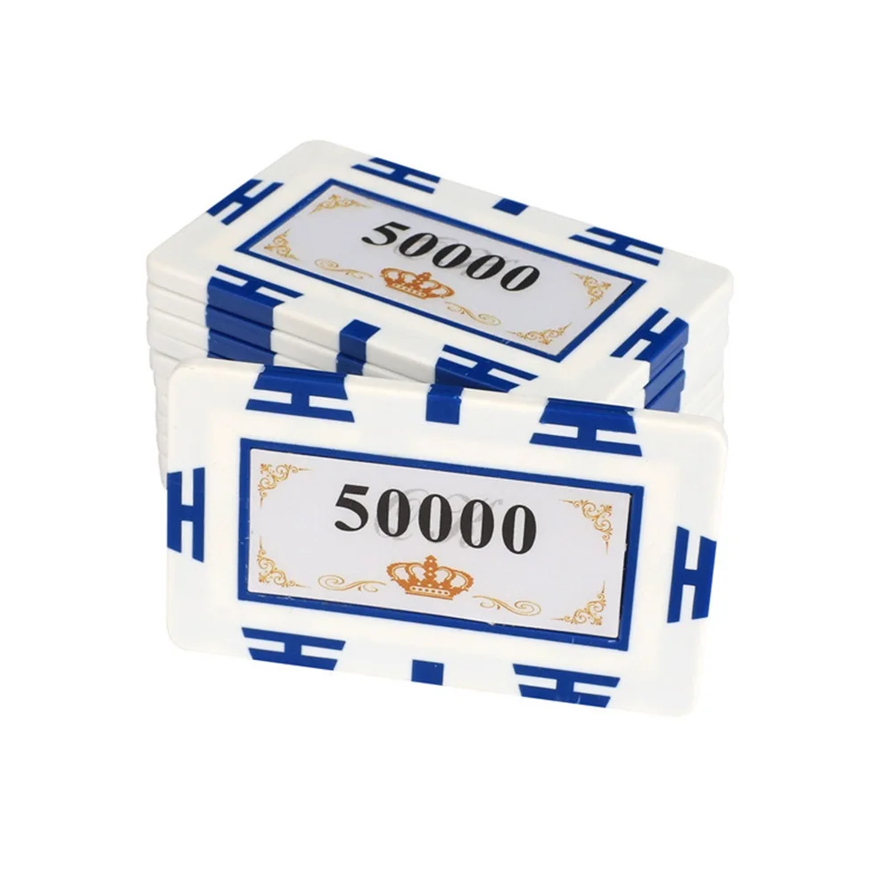 SPORTSHUB 1 шт. 32 г продолговатые ChipsTop Multi-цвета Casino металл/Пластик пользовательские EPT фишки для покера NR0126 - Цвет: Тёмно-синий
