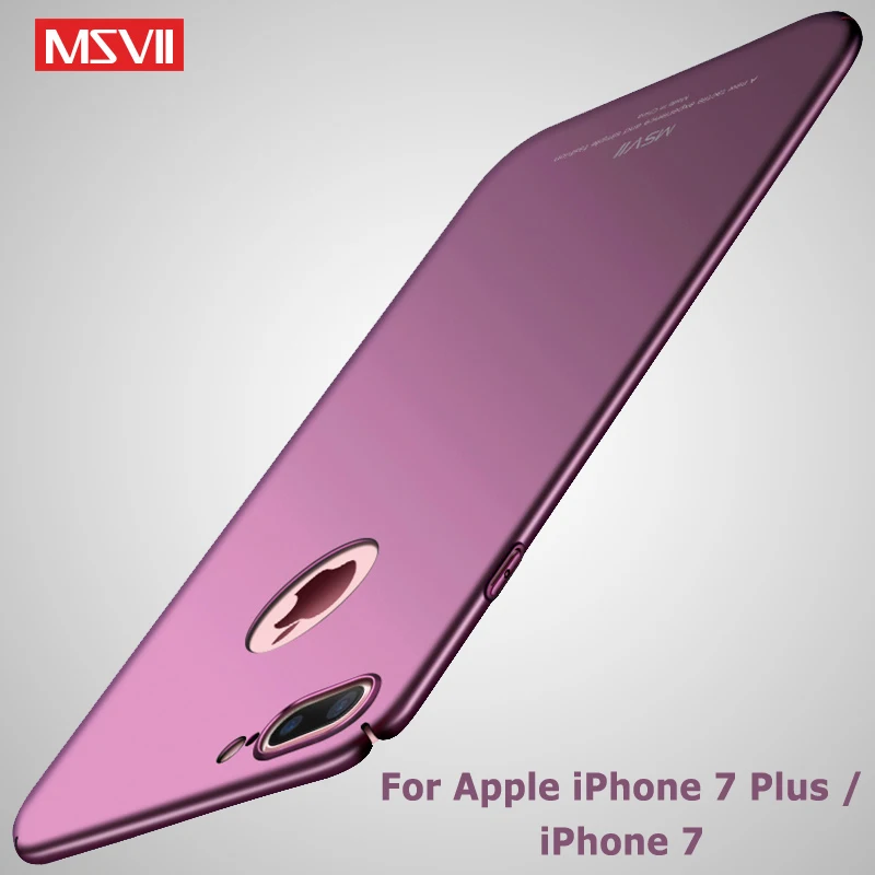 MSVII чехол для iPhone 7 Plus роскошный матовый Apple 8 Жесткий ПК чехлы|for iphone|iphone covercase cover |