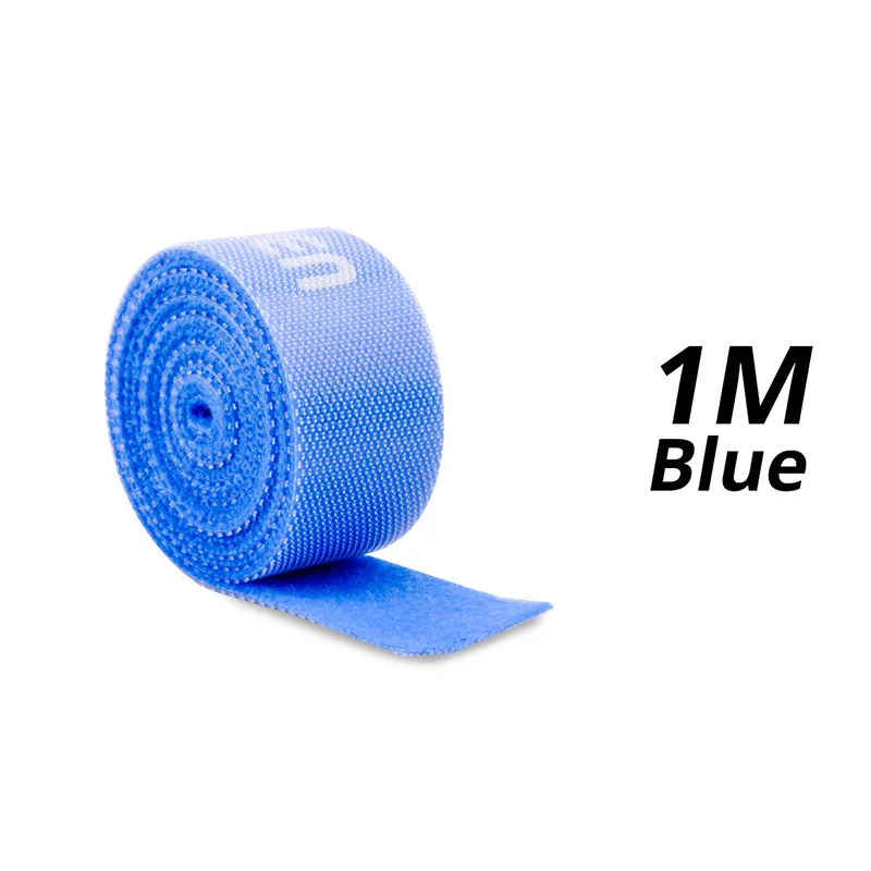 1m Blue Ankndo кабель управление USB кабель Органайзер провода обмотки наушников Держатель мыши провода наушников держатель HDMI шнур клип протектор - Цвет: 1m Blue