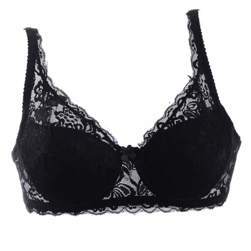 

Hot Women Sexy Underwire Padded Up Embroidery Lace Bra 32-40B Brassiere Bra Push Up Bras Women Underwear