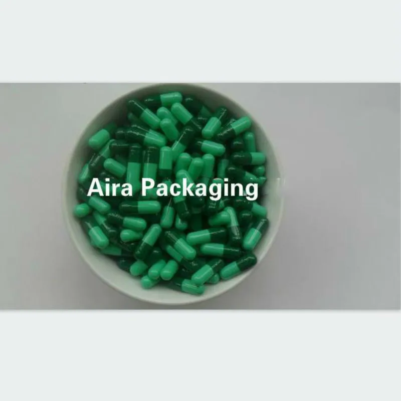 

1000pcs/lot Hollow Gelatin Empty Capsules Medicine Capsule Empty Capsule Powder Refillable Bottle Size 1#