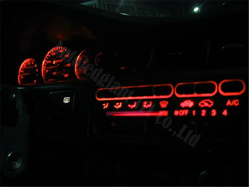 For Honda Civic EG 1993 1992 1995 1994 Climate Control LED KIT White Blue Red Green Pink Yellow | Автомобили и мотоциклы