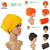 wholesale african turban gele with beads net solid african headtie 9colors width7222african scraf headwrap gele for women