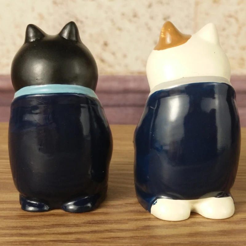 Q-glory японский zakka decole cat Смола украшения Kawaii home decor статуэтки кошек и миниатюры подарки декоративные ремесла