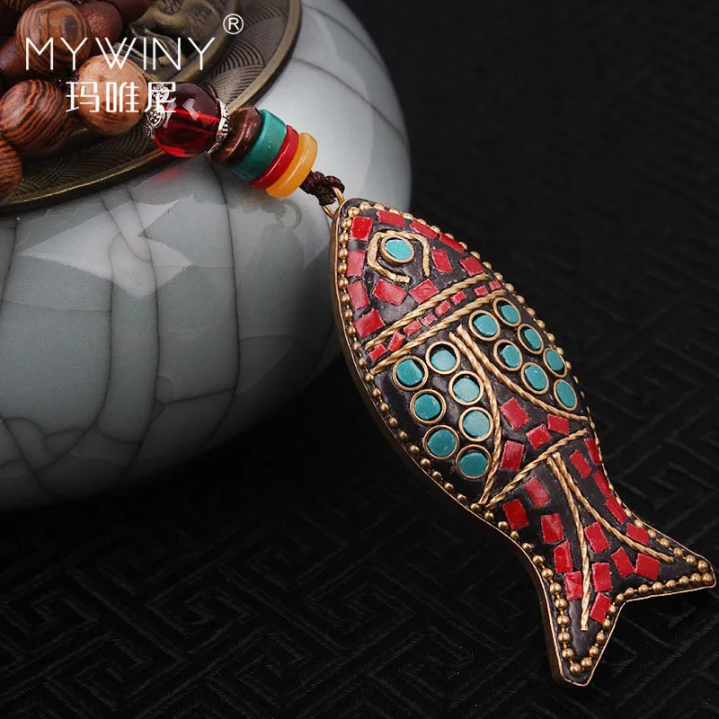 Винтажные Ювелирные изделия в непальском стиле со вставками из камней модное