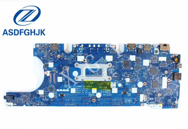 Материнская плата для ноутбука 7YH0R 07YH0R CN dell E5250 материнская zam60 LA A891P DDR3L I5 5300U CPU 100%