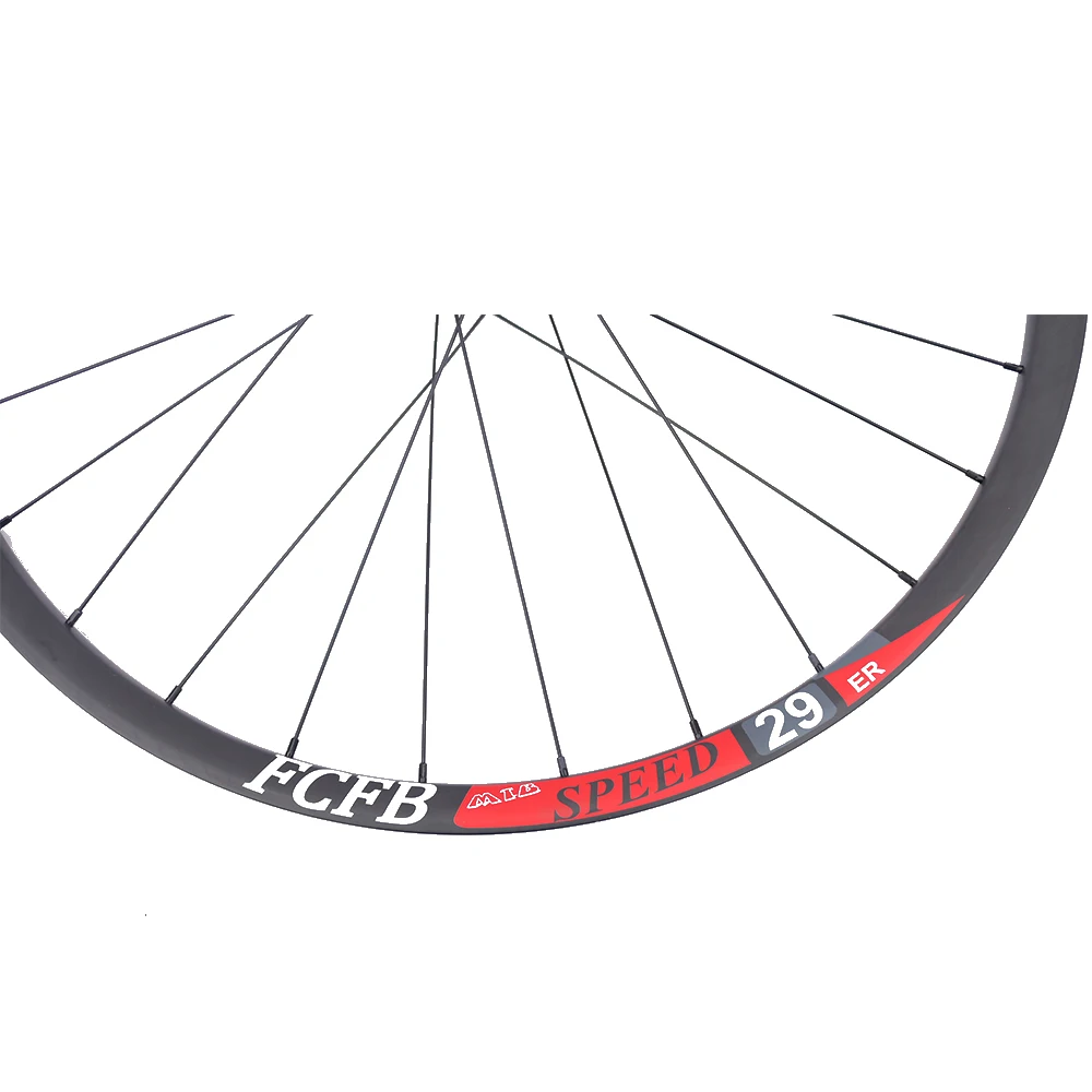 Карбоновые колеса FCFB 27 ER 29ER MTB 30 мм UD Matte 771/772 концентраторы (черный) для 142*12 мм/100*15