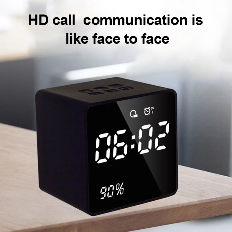 Новый светодиодный экран Будильник Радио дисплей питания цифровые часы Bluetooth