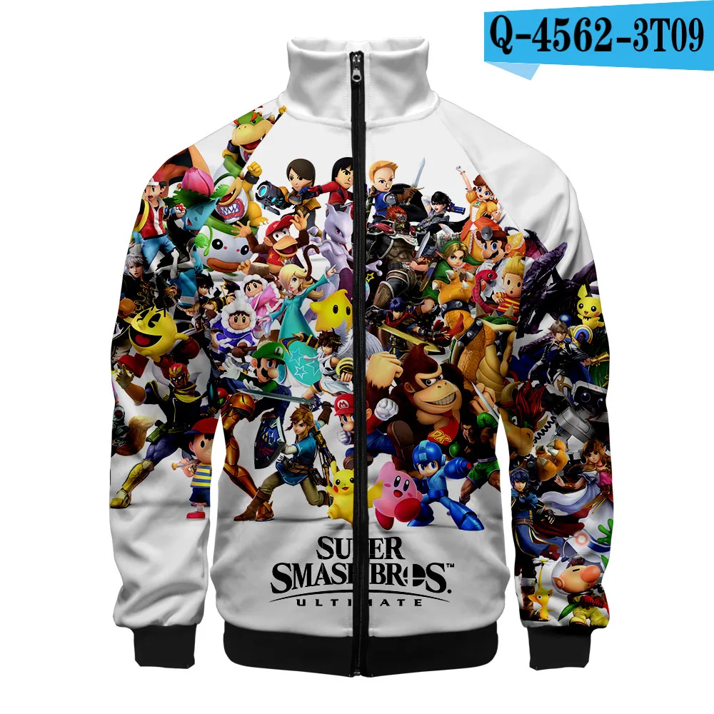 Толстовка на молнии Super Smash Bros. Ultimate, повседневные толстовки, новая модная крутая весенняя одежда Highstreet, толстовка - Цвет: G