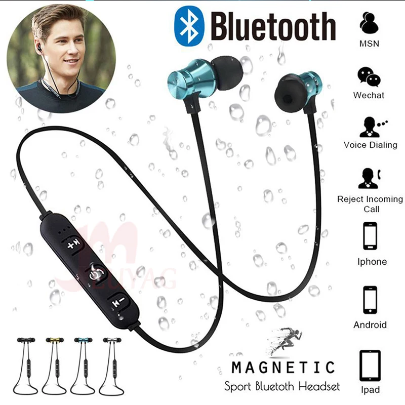 MEUYAG магнитные беспроводные bluetooth наушники XT11 Музыкальная гарнитура для телефона шейные спортивные наушники с микрофоном для iPhone samsung