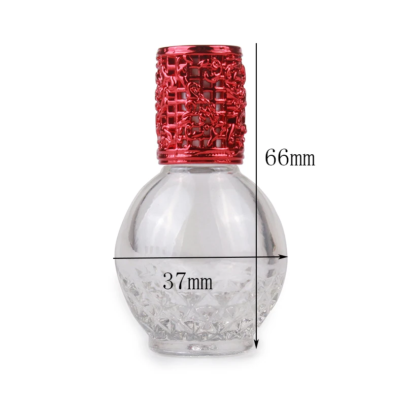 MUB 13ML стеклянная бутылка для эфирных масел покрытие из сплава сферическая духов