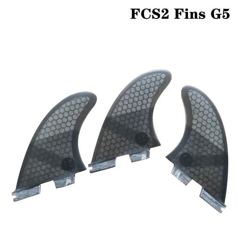 

FCSII G5 M Size Surfboard Blue/Black/Red/Green color Honeycomb Fins Tri fin set FCS 2 Fin Hot Sell FCS II Fin Quilhas