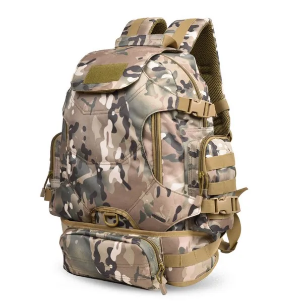 CAMOUFLAGE TAK YIYING Molle тактический рюкзак мужской походный рюкзак дорожный рюкзак с поясной сумкой - Цвет: CAMOUFLAGE