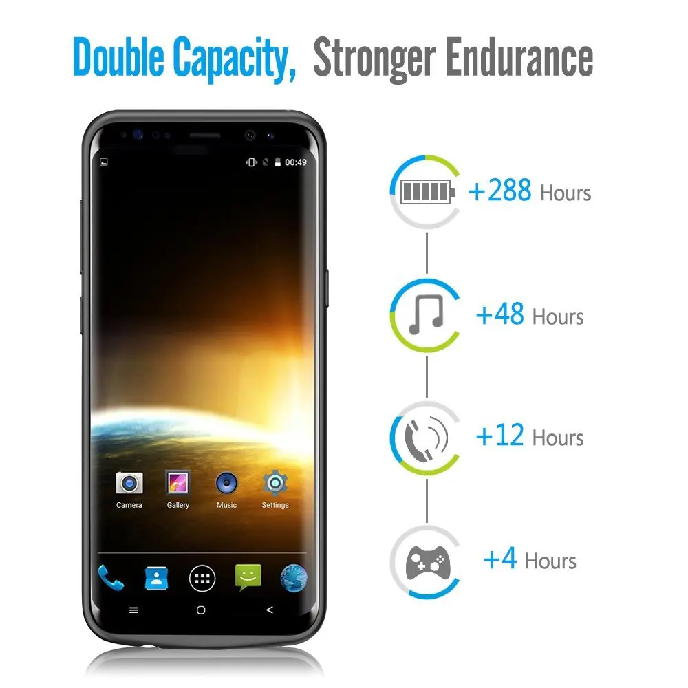 Новые продукты, 5500 мАч, чехол для смартфона samsung S8 plus S8+ 5000 мАч, чехол для зарядного устройства, разноцветный для samsung galaxy S8