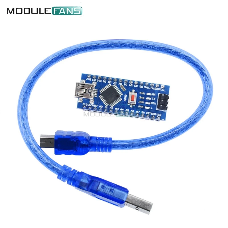 2 шт. Nano V3.0 3 0 Mini USB драйвер ATmega328 ATmega328P 5 в плата микроконтроллера CH340 для Arduino Usb