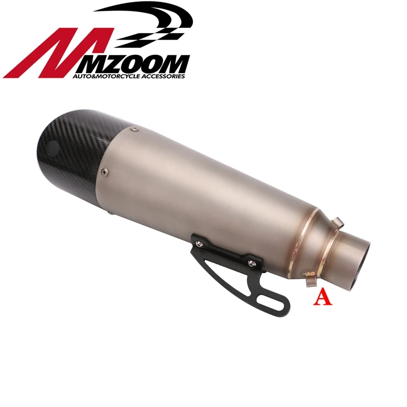 New Motorcycle Modified Exhaust Pipe 51mm 61mm exhaust Muffler pipe For KAWASAKI ER6N BMW S1000RR | Автомобили и мотоциклы