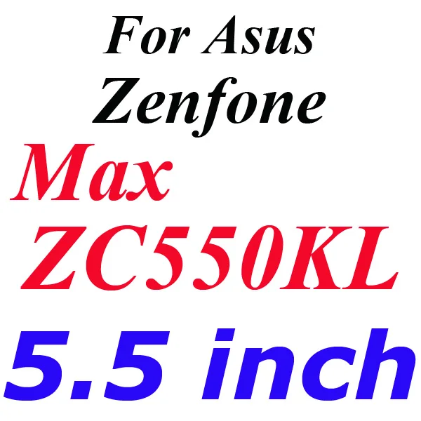 Защитное стекло из закаленного стекла для Asus Zenfone 2 Laser ZE500KL ZE550KL A450CG Zenfone Max C Go Selfie - Цвет: Zenfone Max ZC550KL