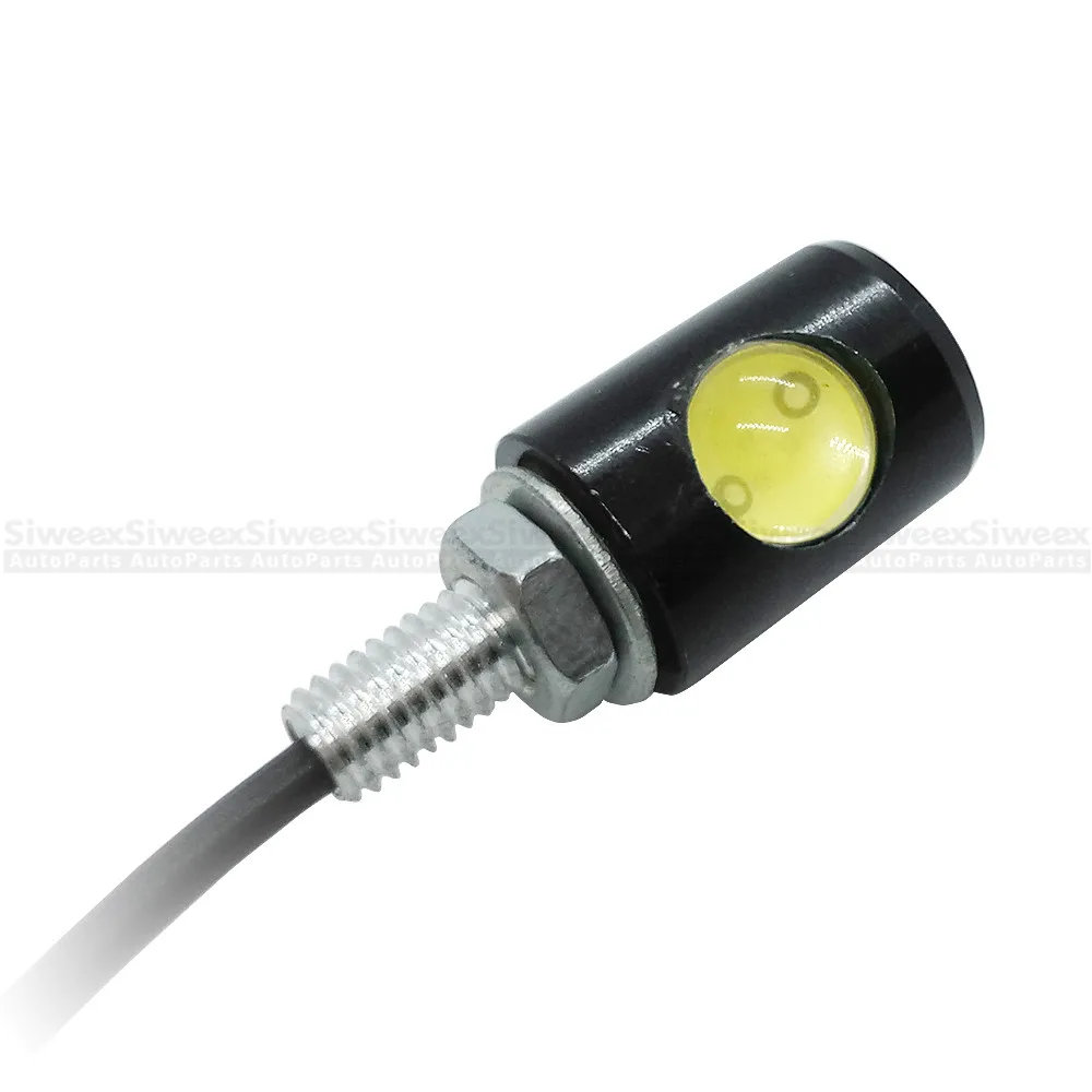 4 шт. белый 2 COB SMD светодиодный винт для номерного знака светильник мотоцикла и