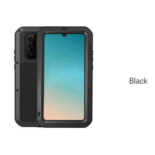 Black Для huawei P30 lite чехол LOVE MEI Спорт на открытом воздухе противоударный защитный чехол для huawei P30 Pro P30 металлический водонепроницаемый чехол - Цвет: Black