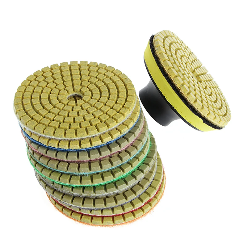 Алмазные полировальные диски для гранита мрамора бетонного камня 11 шт. 3 &quot/4&quot |