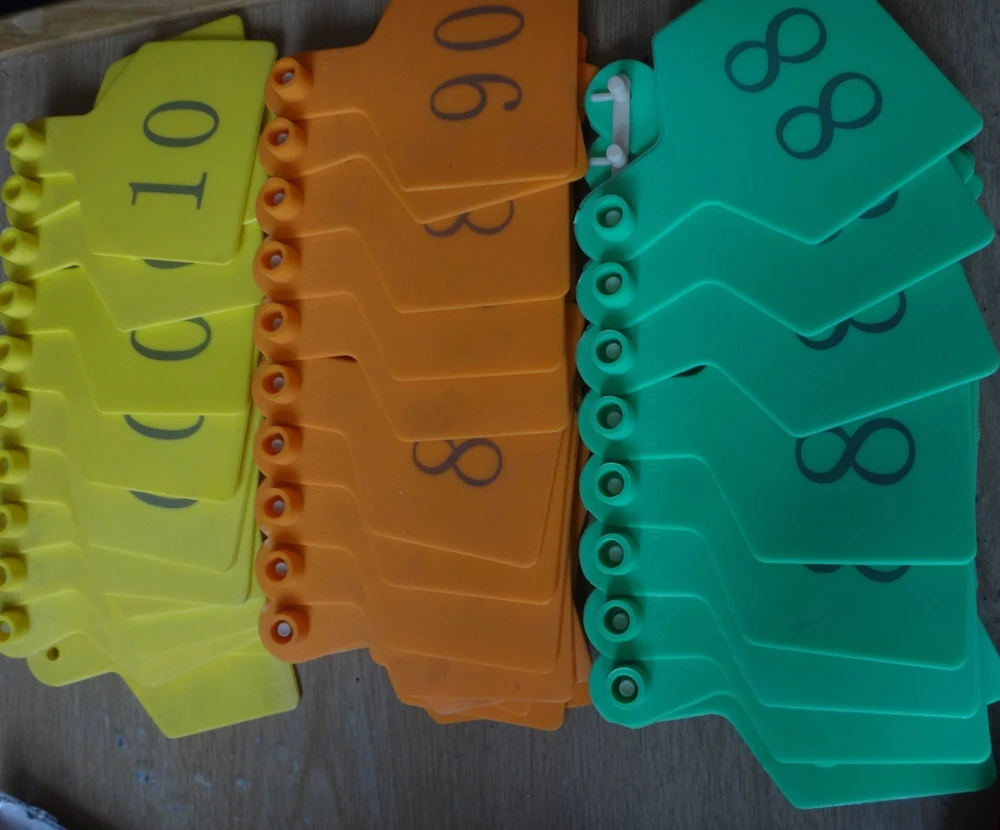 Корова скота свиней овец использование ухо теги Фрам животное ID тегов большой