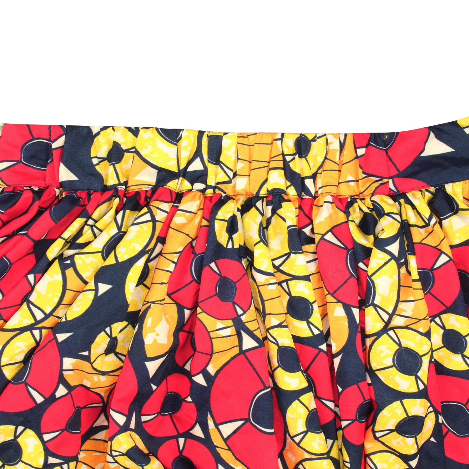 Женская длинная юбка макси в африканском стиле Анкары индийская Дашики Золотая